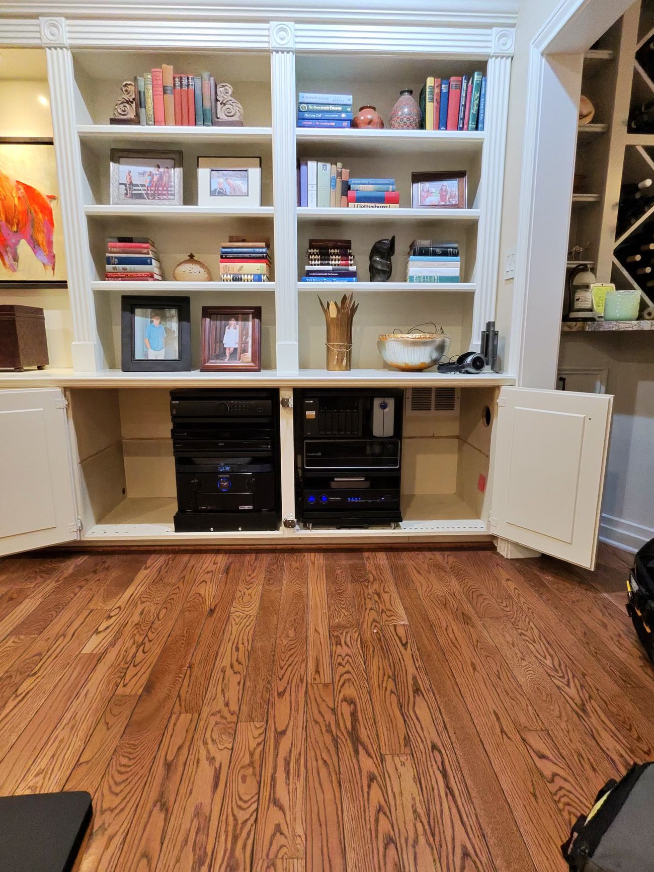 The same system rebuilt clean and organized by Elegant Automation